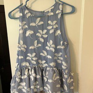 Endless Rose, M, blue & white